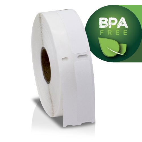 OfficeSmartLabels - 1/2" x 1-7/8" Multipurpose / Library Barcode Labels, Compatible with 30346 (50 Rolls - 600 Labels Per Roll)