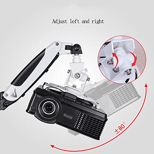 JKXWX Projector Hanger Bracket - Wall-Mounted Rotating Mount (14.33 lbs Capacity)