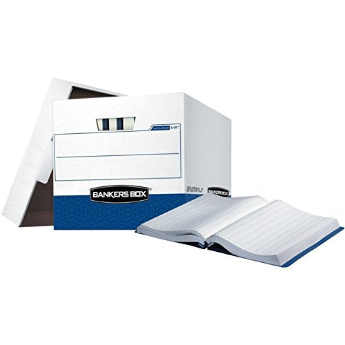 Bankers Box 00648 Printout Storage Boxes, 12-3/4-Inch X16-Inch X12-1/2-Inch , 12/Ct,We/Be