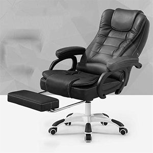 QHH Office Chair - High Back Executive Swivel Desk Chair with Thick Padding, Headrest, and Armrest