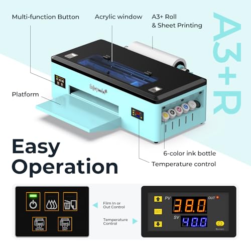 EnjoyColor A3 DTF Transfer Printer Kit for DIY Print T-Shirts & Textiles