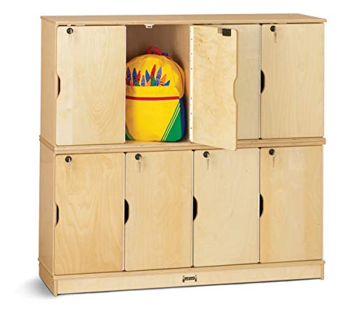 Jonti-Craft Double Stack Stacking Lockable Lockers