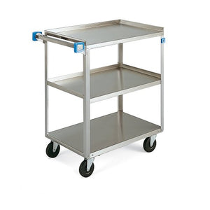 Lakeside Stainless Steel Utility Cart - 24"Wx15-1/2"D Shelf - 500-Lb. Capacity