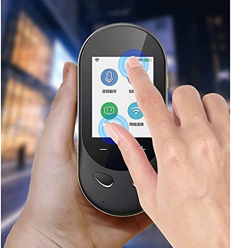 Voice Instant Language Translator Photo Translator 2.4 inch Touchscreen - 106 Languages Two Way Translator for Travel Shopping Business Language Learning White Black