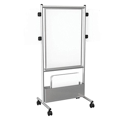 DuraRite Nesting Mobile Whiteboard Silver Frame