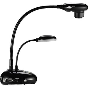 Lumens PC193 High-Definition Document Camera, Full HD 1080p Output Resolution with 30fps, 20x Variable Zoom Ratio, VGA and HDMI Input/Output, Built-In Microphone, Highly Flexible Gooseneck, Black