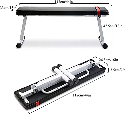 QPBP Men's and Women's Sports Fitness Fitness Weight Bench,Adjustable Dumbbell Bench/Sit Up Benches for Full Body Workout with Fast Folding,Strength Training Equipment