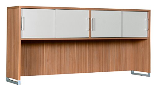 OneDesk 71" Sliding Door Hutch- Marasca