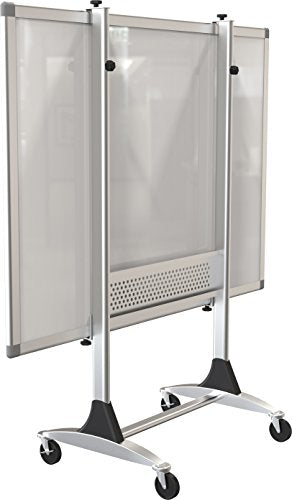 Balt Genius Mobile Dry Erase Whiteboard Stand, Interactive Projector Whiteboard Stand, 56402
