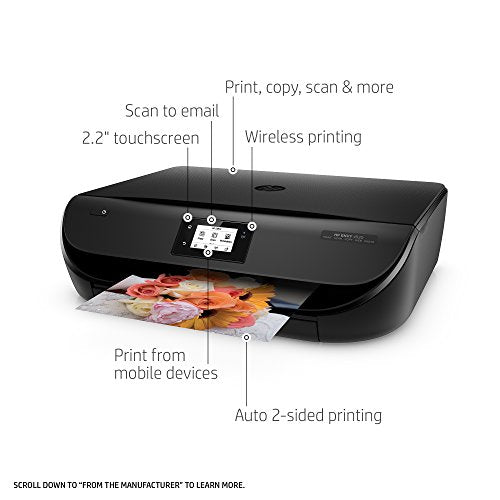 HP Envy 4520 Wireless All-in-One Photo Printer with Mobile Printing,HP Instant Ink or Amazon Dash replenishment ready (F0V69A)