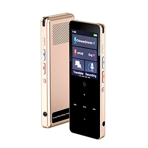 None 89 Languages X1 Voice Recording Translator Device WiFi/Hotspot/Offline 2.0 Inch (Rose Gold)