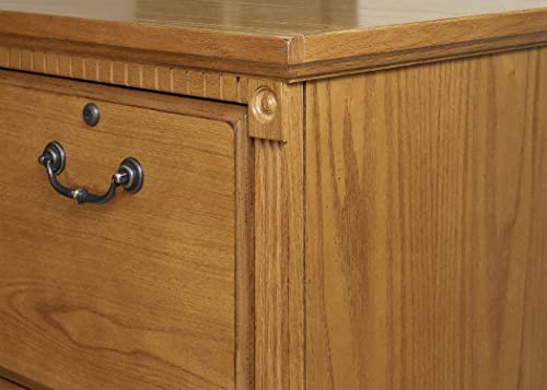 Martin Furniture Huntington Oxford 4-Drawer File Cabinet, Wheat Finish