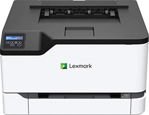 Lexmark C3224dw Color Laser Printer with Wireless Capabilities, Standard Two Sided Printing, Two Line LCD Screen with Full-Spectrum Security and Prints Up to 24 ppm (40N9000) (Renewed)