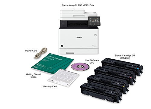 Canon Color imageCLASS MF731Cdw - Multifunction, Wireless, Duplex Laser Printer (Comes with 3 Year Limited Warranty), Amazon Dash Replenishment Ready