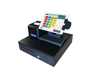 Datio Point of Sale Cash Register for iPad with Cash Drawer, Receipt Printer and Stand for Datio POS Software