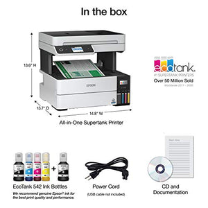 Epson EcoTank Pro ET-5150 Wireless Color All-in-One Supertank Printer with Scanner, Copier, Plus Auto Document Feeder