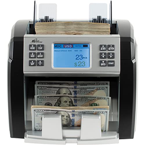 Royal Sovereign, RSIRBCEP1600, RBC-EP1600 Bank Grade Counter, 1 Each, Black