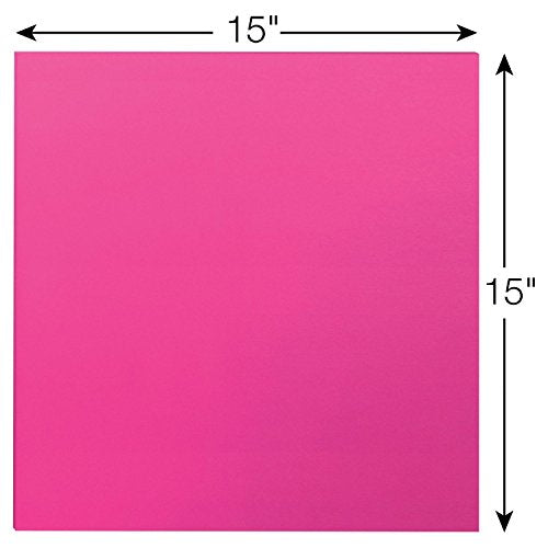 Post-it Big Pad, 15 in x 15 in, Bright Pink, 30 Sheets/Pad (BP15P)