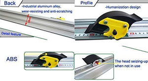 Manual Sliding KT Board Paper Trimmer Cutting Ruler, Photo Paper Cutter Ruler, Photo PVC PET Cutter with Ruler (51"=1300mm)