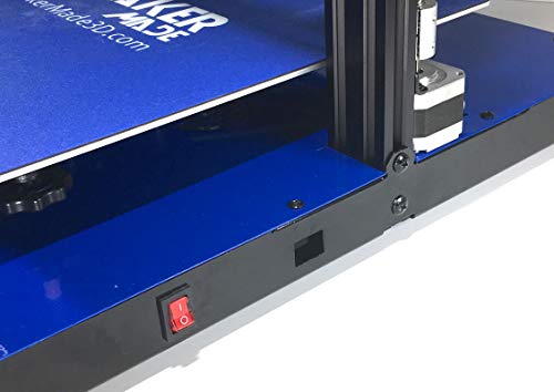 Maker Made 3D Printer 300 - All Metal Frame with Intuitive Touchscreen Interface and Magnetic Build Mat