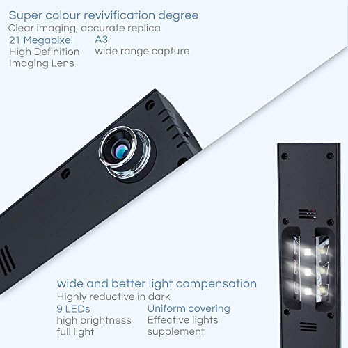 iCODIS X9 Book & Document Camera, 21MP High Definition Professional Book Document Scanner, Auto-Flatten & Deskew Tech, Capture Size A3, Smart Multi-Language OCR,SDK & Twain for Office and Education