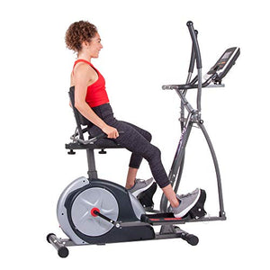 Body Champ 3-in-1 Exercise Machine, Trio Trainer Plus Two, Silver