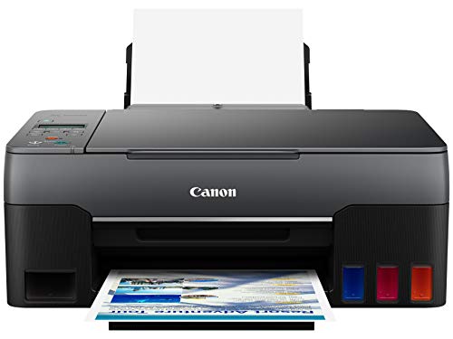 Canon G3260 All-in-One Printer | Wireless Supertank (Megatank) Printer | Copier | Scan, with Mobile Printing, Black, one Size (4468C002)