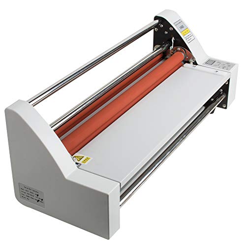 Enshey Lamination Machine Thermal Hot/Cold 17'' Roll Laminator Single& Dual Sided Laminating Machine, 2 Laminating Mold (Single or Double) for 17.71" (450mm) A2+ Manual Automatic Integration