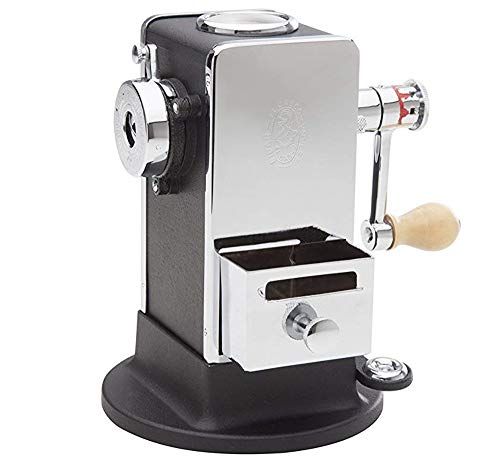 El Casco Pencil Sharpener With Base Side / Load Black And Chrome M-430CN