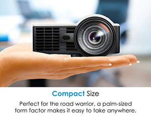 Optoma ML1050ST+ Portable LED WUXGA Support Mini Projector with Short Throw and Auto Focus for Office Presentations and Movies at Home