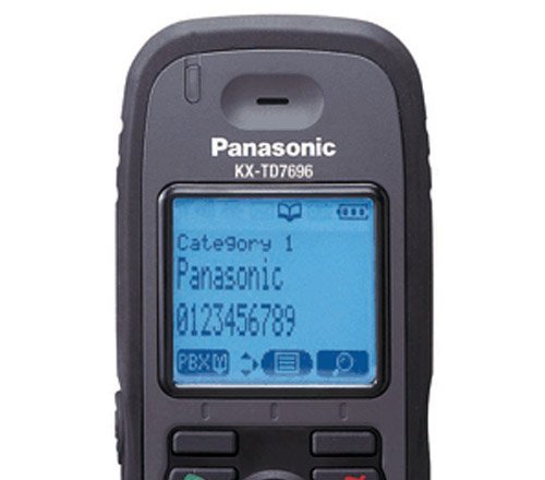 Panasonic KX-TD7696 Ruggedized DECT Multi-Cell Cordless Phone (Renewed)
