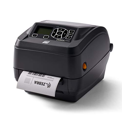 Zebra ZD500t Thermal Transfer Desktop Printer 203 dpi Print Width 4 in Ethernet Parallel Serial USB Peeler Preinstalled ZD50042-T11200FZ