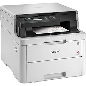 Brother HL-L3290CDWB Compact Digital LED Color All-in-One Laser Printer for Home Office with Convenient Flatbed Copy & Scan, Plus Wireless Duplex Printing, 25 ppm, 600x2400 dpi - Tillsiy Printer Cable