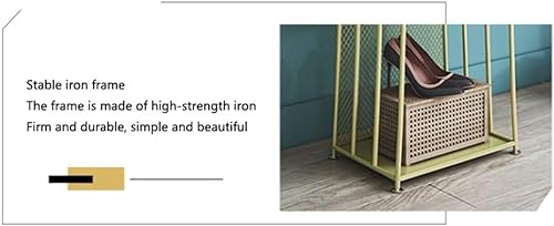 Cactus Wrought Iron Bookshelf 4-Tier Standalone Storage Shelves