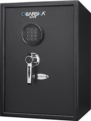 BARSKA 1.45 Cubic Ft Large Steel Security Keypad Safe Lock Cabinet 13 in x 13.75 in x 19.75 in