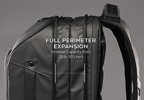 NOMATIC Travel Pack- Black Water Resistant Anti-Theft 30L Flight Approved Carry on Laptop Bag Computer Backpack