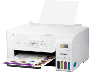 Epson EcoTank 2800 Series All-in-One Color Inkjet Cartridge-Free Supertank Printer I Print Copy Scan I Wireless Connectivity I Mobile Printing I Print Up to 10 ISO PPM I 1.44" Color LCD