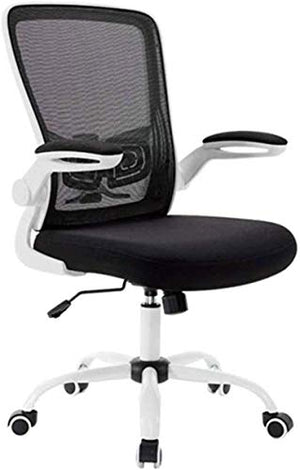 KouRy Ergonomic Office Gaming Chair with Lumbar Support - White