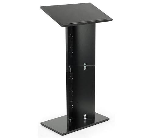 FixtureDisplays Portable Column Style Lectern: Lightweight & Folding 15239