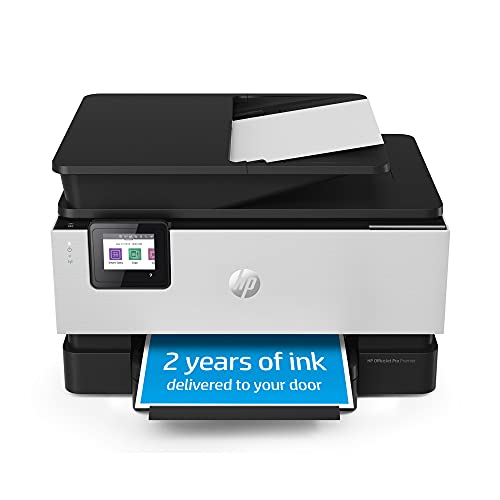 HP OfficeJet Pro Premier All-in-One Wireless Printer - includes 2 Years of Ink Delivered, plus Smart Tasks for Smart Office Productivity, Works with Alexa (1KR54A)