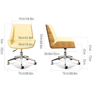 HDZWW Video Game Chairs Home Office Desk Chairs Office Chairs with Lumbar Support Office Chairs & Sofas Modern Boss Office Chair,Home Study Computer Desk Chair,Nordic Gaming Chair Swivel Chair