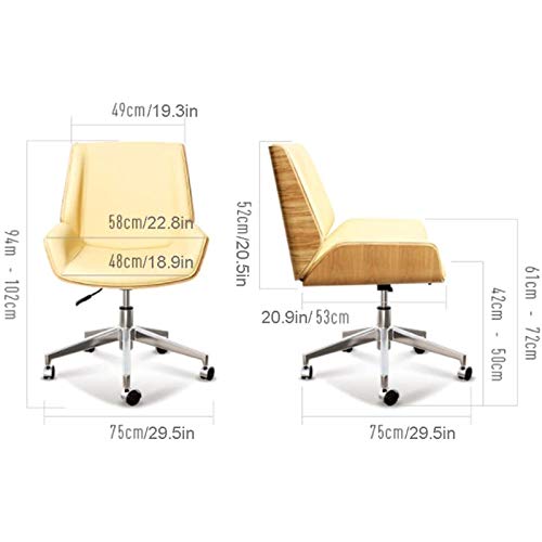 HDZWW Video Game Chairs Home Office Desk Chairs Office Chairs with Lumbar Support Office Chairs & Sofas Modern Boss Office Chair,Home Study Computer Desk Chair,Nordic Gaming Chair Swivel Chair