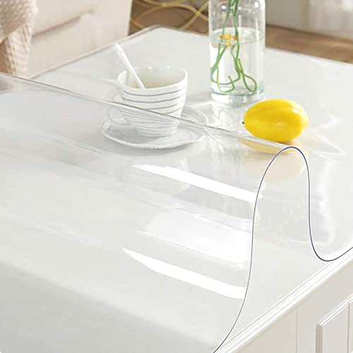 JYDQM Clear Vinyl Plastic Floor Runner Protector Pad - Anti-Slip Waterproof Eco-Friendly Mat (1.5x7m)