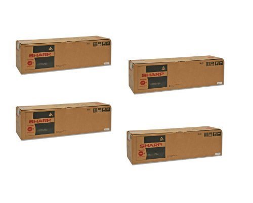Sharp Part# MX-62NTBA. MX-62NTCA. MX-62NTMA. MX-62NTYA Toner Cartridge Set (OEM)  for MX-6240N, MX-7040N Printers
