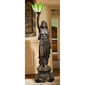 Design Toscano Electra, Maiden of Light Sculptural Floor Lamp