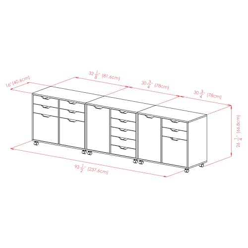 Winsome Halifax Storage Cabinet, Black