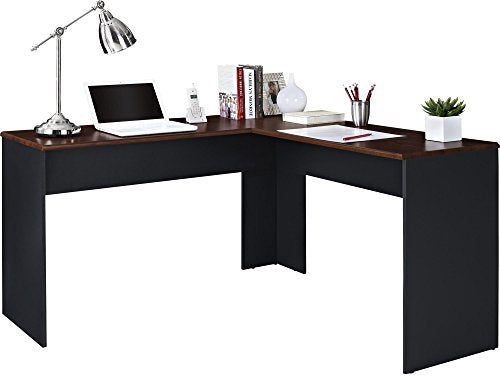 Ameriwood Home The Works L Desk, Cherry