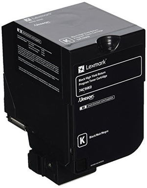 Lexmark 74C1HK0 Unison Toner Cartridge, Black