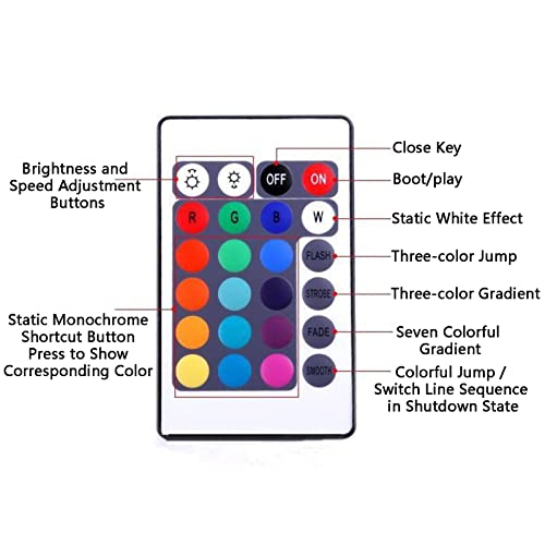 None Clear Lectern Podium Stand with 7 Color LED Portable Remote Control - 60×45×110cm