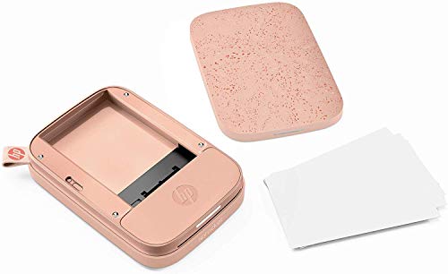 HP Sprocket Portable 2x3" Instant Photo Printer (Blush) Print Pictures on Zink Sticky-Backed Paper from your iOS & Android Device.